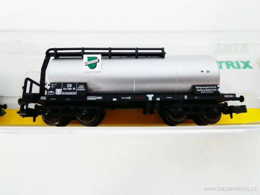 N MINITRIX 15125 SET dvou cisternových vozů Rheinpreussen 541 399 [P], 541 499 [P] DB TOP STAV NEPOUŽITÉ v krabičce