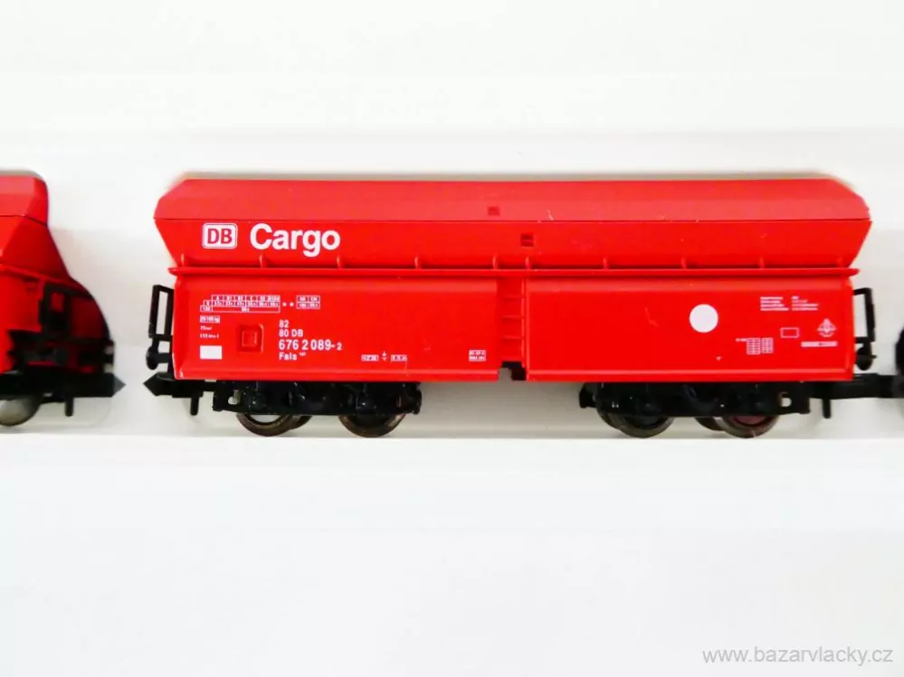N ARNOLD 0314 SET 3 samovýsypné vozy Cargo 82 80 676 2 089-2, 82 80 676 2 089-2, 82 80 676 3 111-3 DB AG TOP STAV NEPOUŽITÉ v krabičce