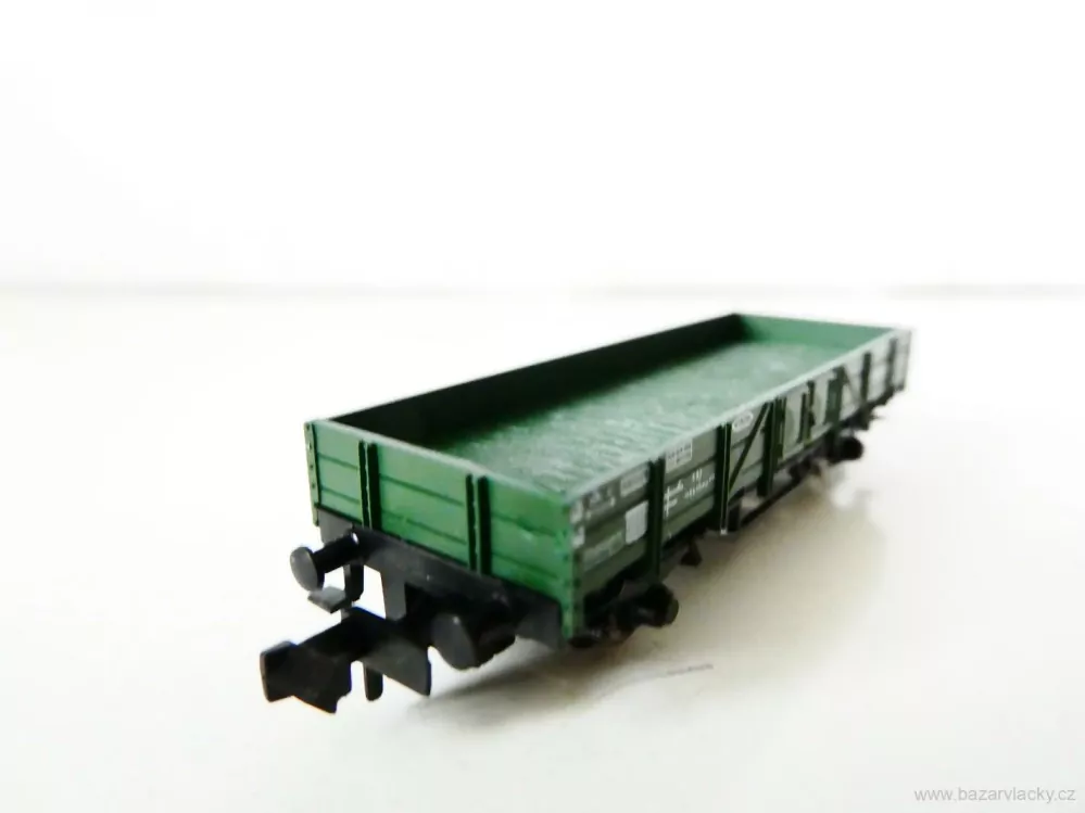 N FLEISCHMANN 8201 Nízkostěnný nákladní vůz Werkstatt-Wagen DB TOP STAV NEPOUŽITÝ v krabičce