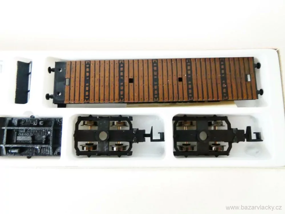 N ARNOLD 4962 - RARITA!! STAVEBNICE Plošinový vůz 4-osý s nákladem válců 397 1 945-5 DB TOP STAV NEPOUŽITÁ 