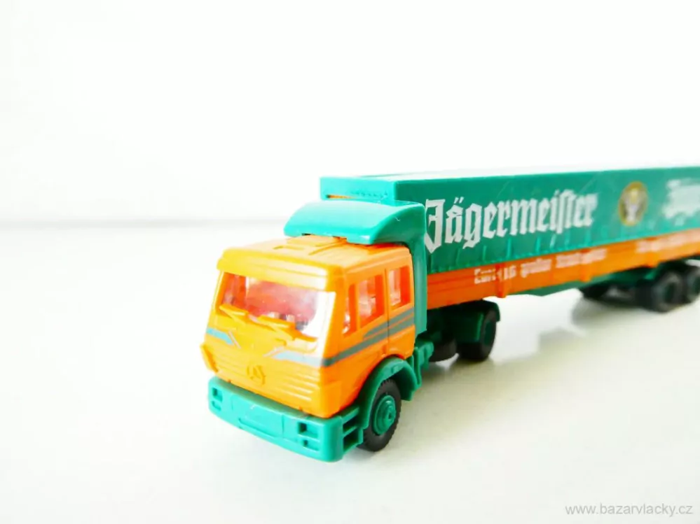 N ROCO 1857 Nákladní automobil VOLVO FH12 s plachtovým návěsem Jägermeister TOP STAV NEPOUŽITÝ v krabičce