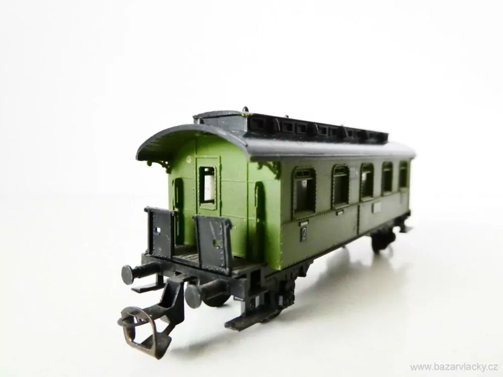 TT BTTB Osobní vůz KPEV 1114 zelený 2. tř. PĚKNÝ STAV