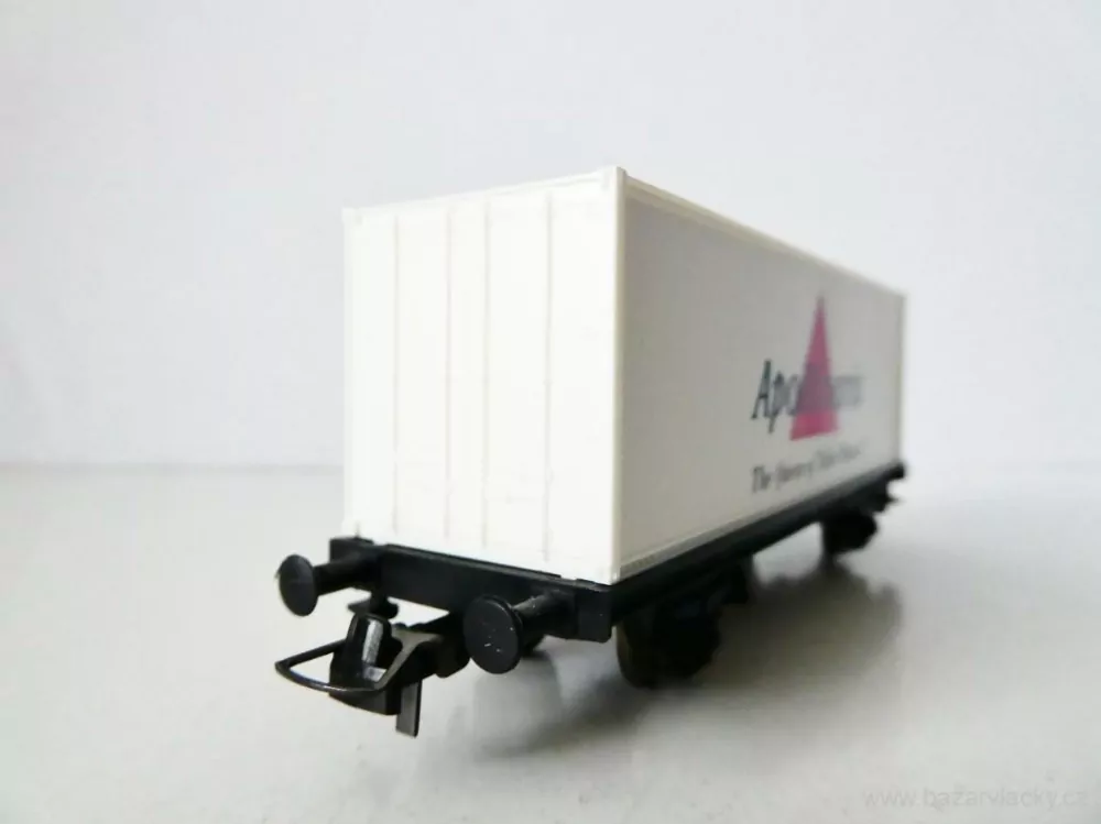 H0 ROCO Nákladní kontejnerový vůz Apollinaris The Queen of Table Waters TOP STAV NEPOUŽITÝ v krabičce