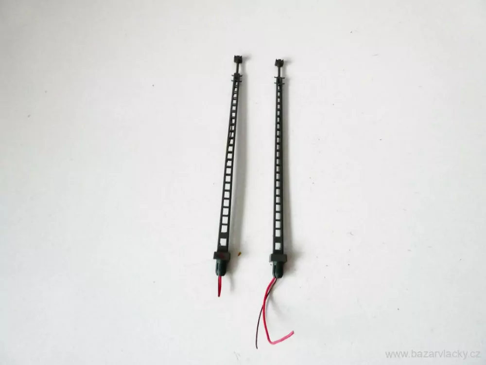 H0 SET 2ks Drážní lampa elektrická LED (12,5 cm)