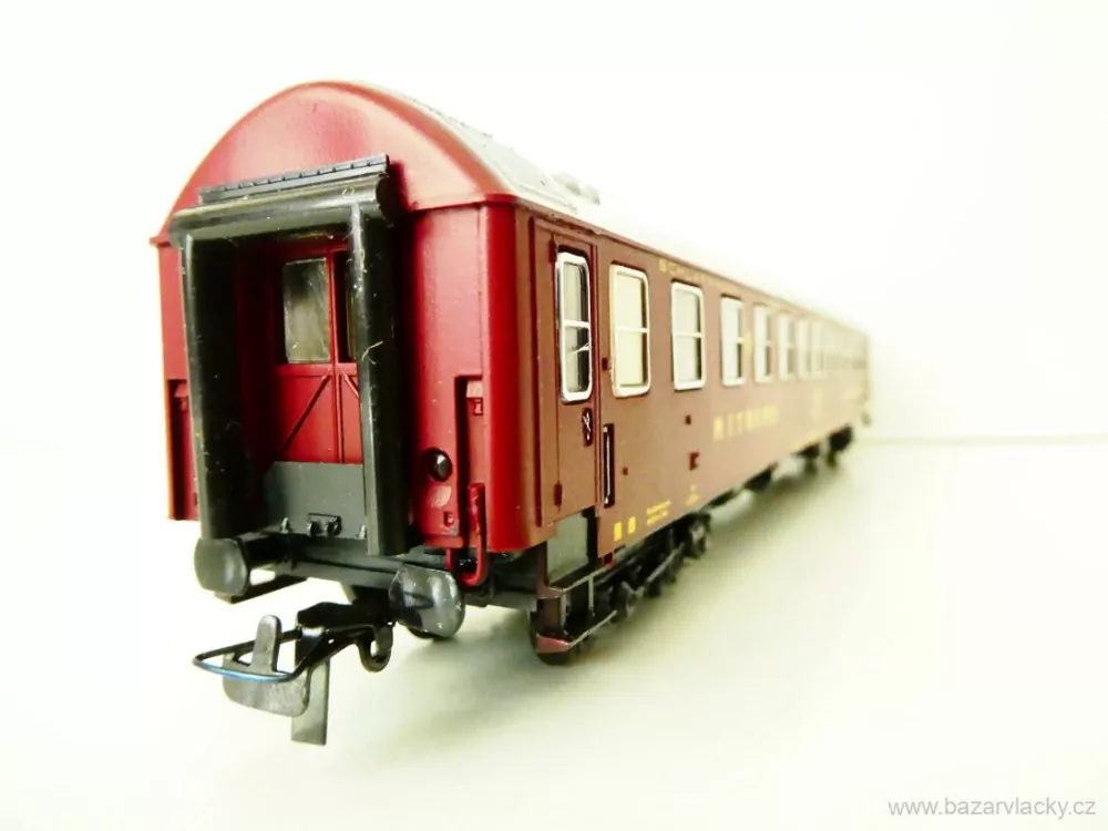 H0 SCHICHT Lůžkový vůz MITROPA 51 50 70-40 134-1 DR OSVĚTLENÝ TOP STAV NEPOUŽITÝ