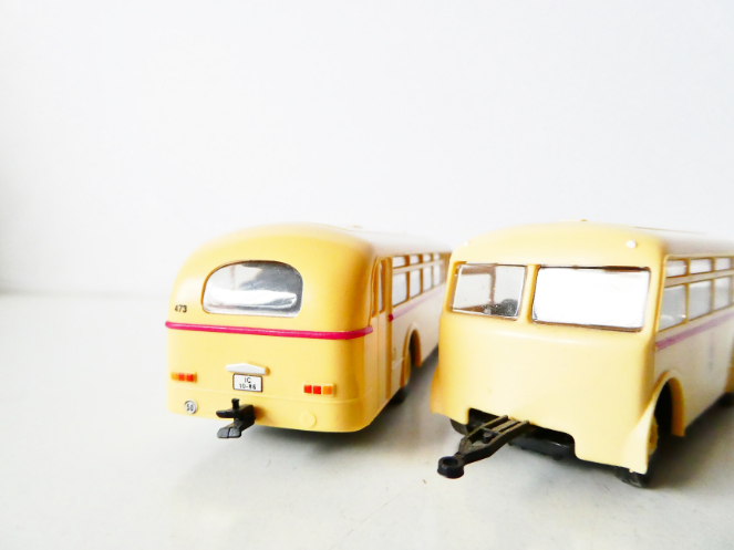 H0 BeKa RARITA Autobus IFA H6 B s přívěsem W701 TOP STAV