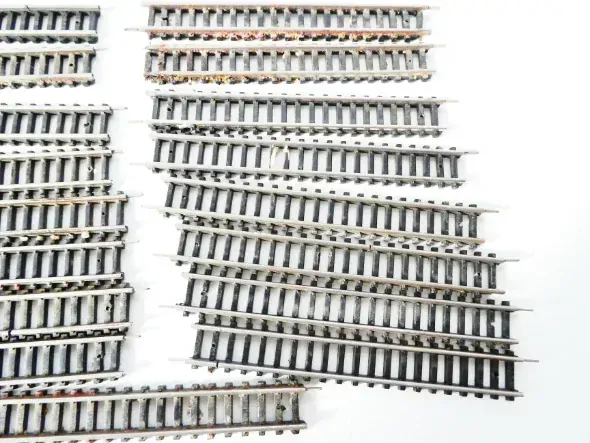 N PIKO SET 17 ks Koleje přímé 108 mm s mírným poškozením pražců