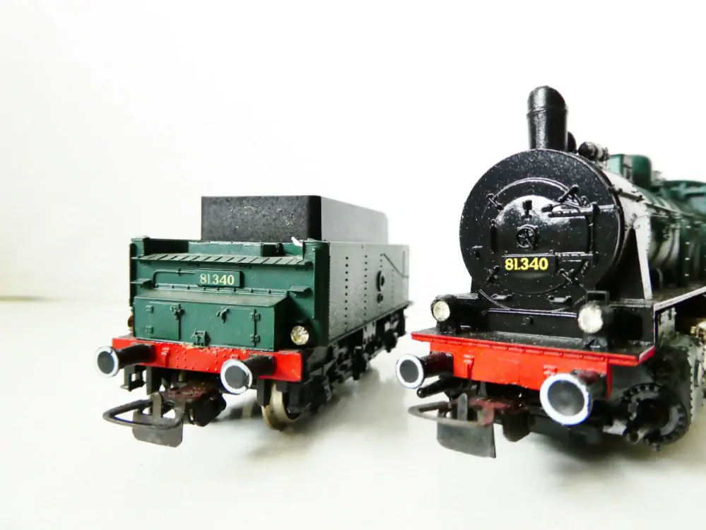 H0 PIKO Parní lokomotiva BR 55 s tendrem zelená 81340 FHS PĚKNÝ STAV