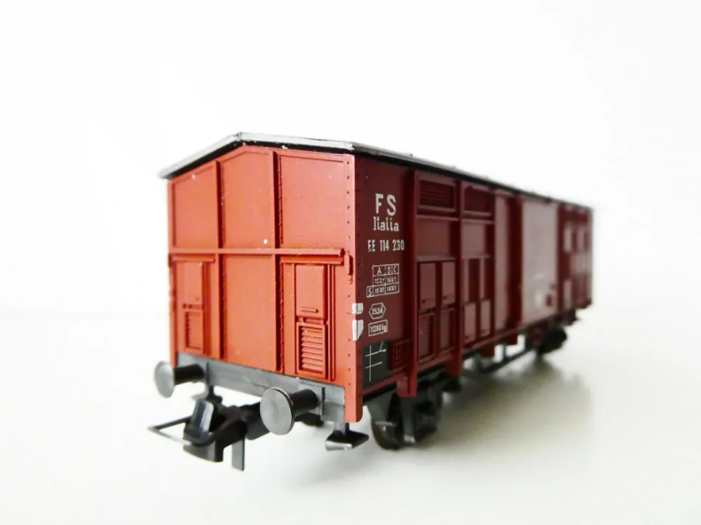 H0 ROCO 4300S Nákladní vůz krytý EE 114 230 FS Italia TOP STAV NEPOUŽITÝ v krabičce