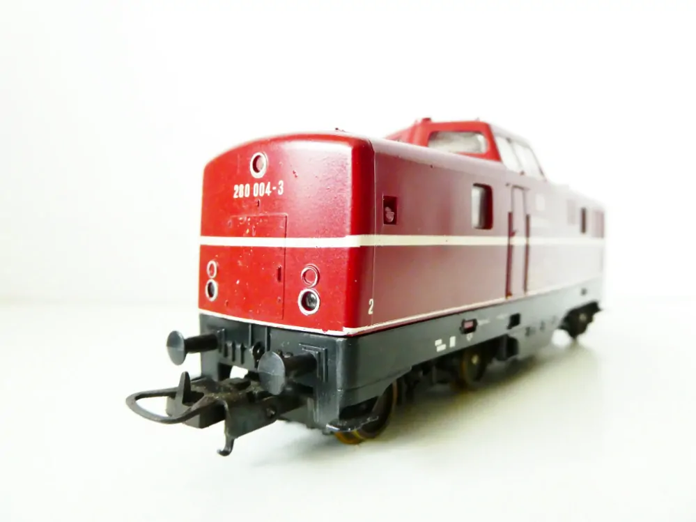 H0 LIMA L201625 Dieselová lokomotiva BR 280 004-3 DB TOP STAV NEPOUŽITÁ v orig. krabičce OSVĚTLENÁ