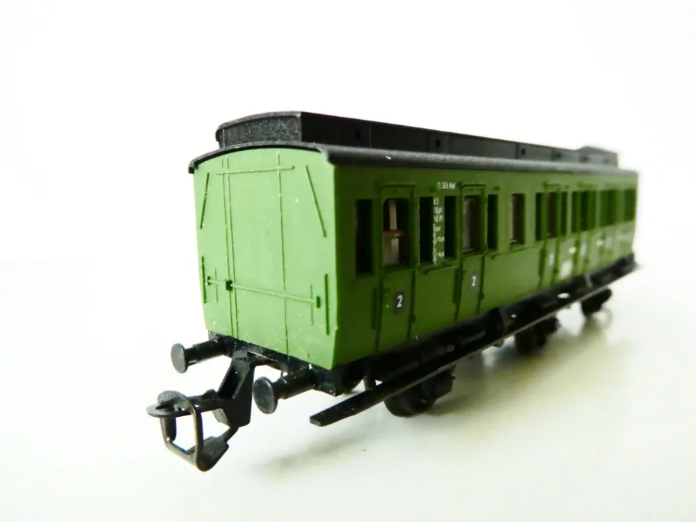 TT BTTB Osobní vůz s budkou brzdaře 2. tř. DB 3-osý PĚKNÝ STAV