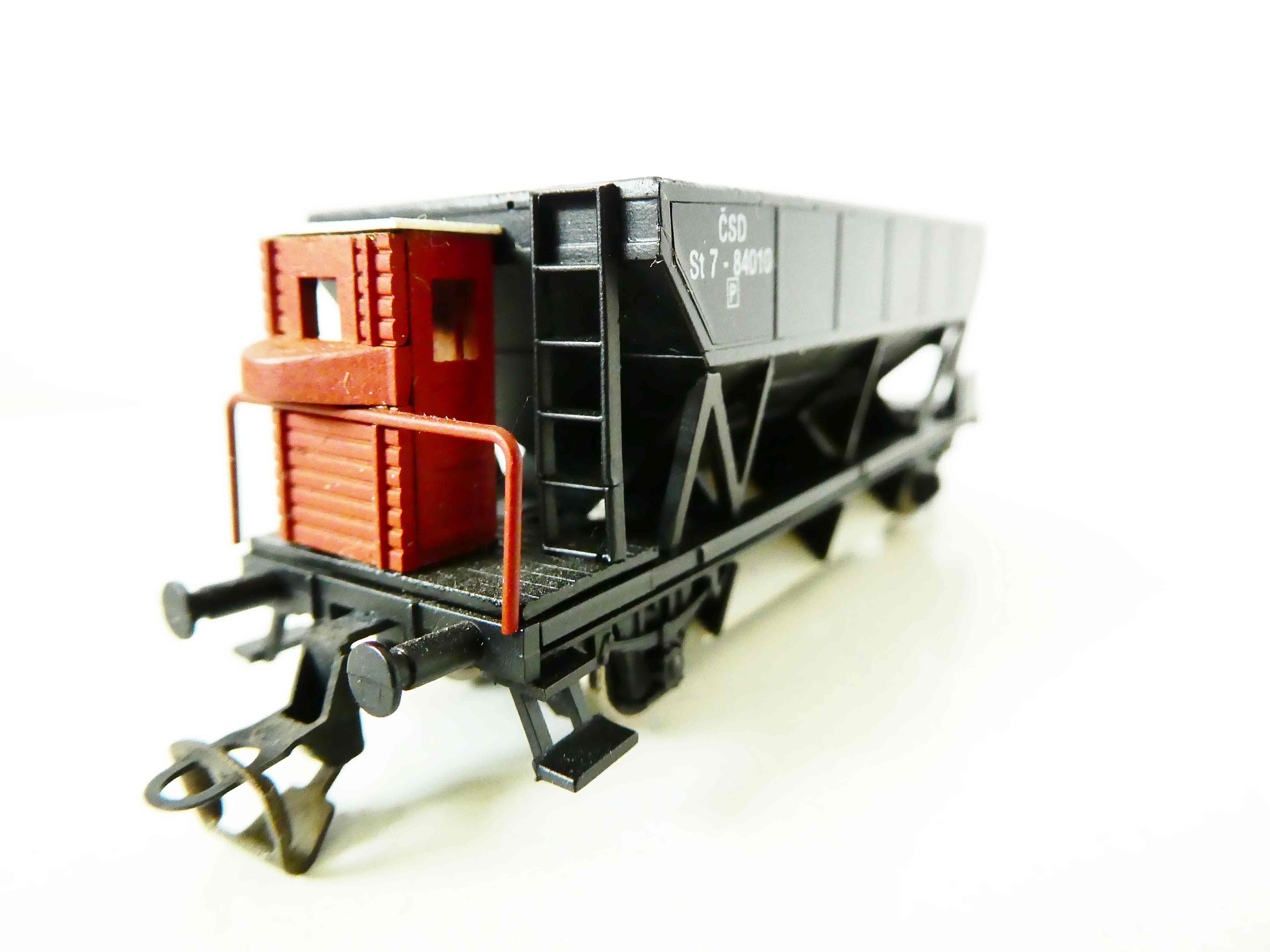 TT RARITA!! KROKODIL Model Limitovaná edice Výsypný vůz ČSD St 7 - 84010 TOP STAV NEPOUŽITÝ v krabičce