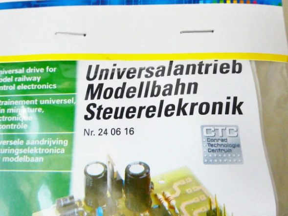 CONRAD Univerzální řídící elektronika modelové železnice Nr. 240616 NOVÉ orig. zabalené