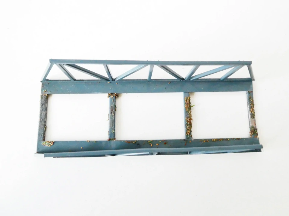H0 Železniční most kovový 18 x 6,5 x 4,5 cm v krabici