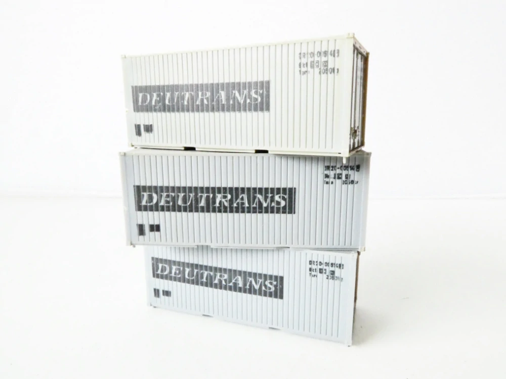 H0 SET 3 ks Kontejner DEUTRANS