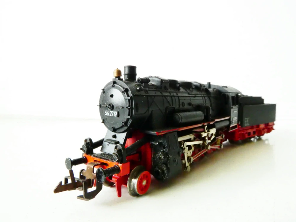 TT BTTB 37 572 Parní lokomotiva BR 56 2719 DR OSVĚTLENÁ TOP STAV v krabičce s průvodním listem