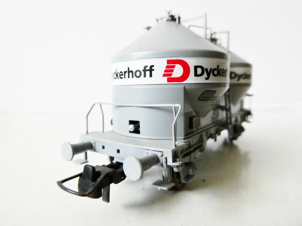 H0 ROCO 46477 Nákladní vůz dvojité silo Dyckerhoff DB PĚKNÝ STAV