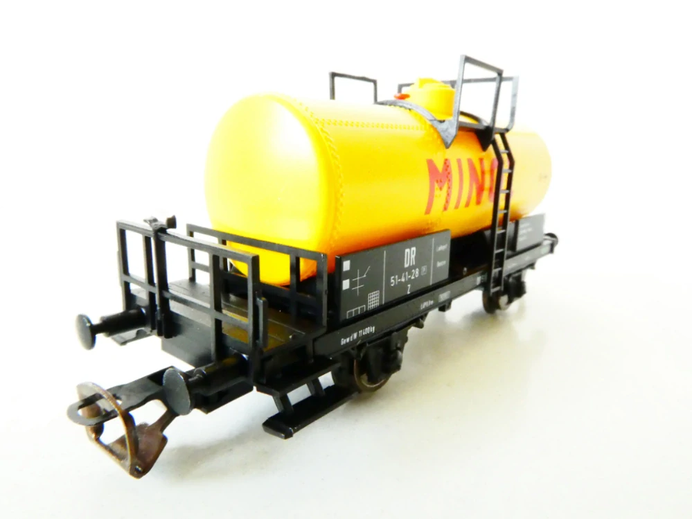 TT TILLIG 95807 Cisternový kotlový vůz MINOL 51-41-28 DR TOP STAV NEPOUŽITÝ v orig. krabičce