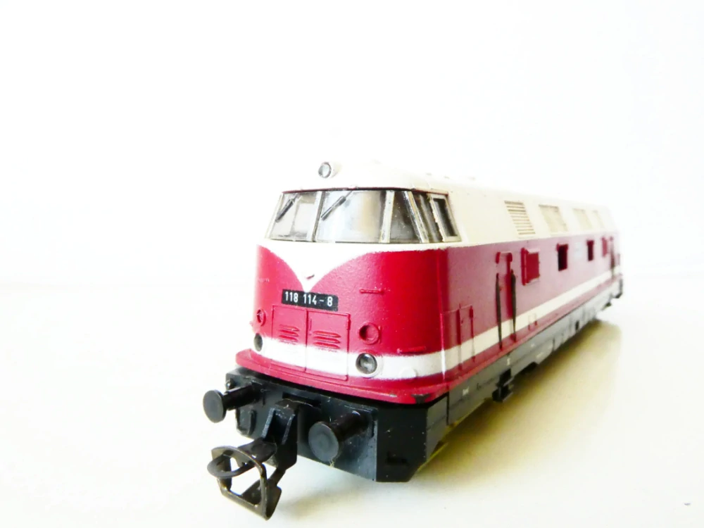 TT BTTB Dieselová lokomotiva BR 118 114-8 DR OSVĚTLENÁ PĚKNÝ STAV v orig. krabičce