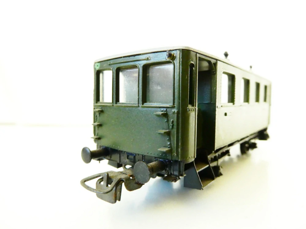 H0 PIKO Osobní vůz zelený bez značení PĚKNÝ STAV