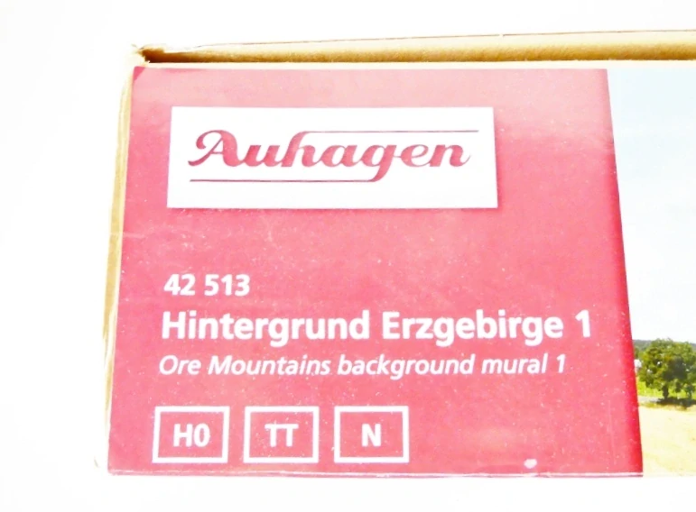 AUHAGEN 42513 POZADÍ k modelové železnici - KRUŠNÉ HORY (2 části)