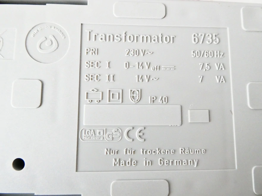 FLEISCHMANN 6735 Regulační transformátor ( trafo ) MSF-TRAFO 6735 NOVÉ ORIG. ZABALENÉ v krabici