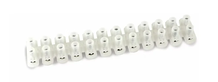 550039 Svorkovnice 6 mm2 12-pol transparentní 10 ks v originálním balení NOVÉ NEROZBALENÉ