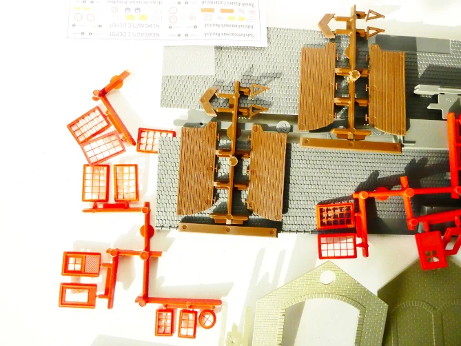  H0 PIKO 41923D Stavebnice - Výtopna - depo pro lokomotivu KOMPLETNÍ 