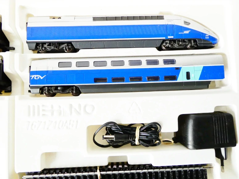 MEHANO TVG Duplex SET s elektrickou soupravou TVG 235 SNCF OSVĚTLENÁ PĚKNÝ STAV