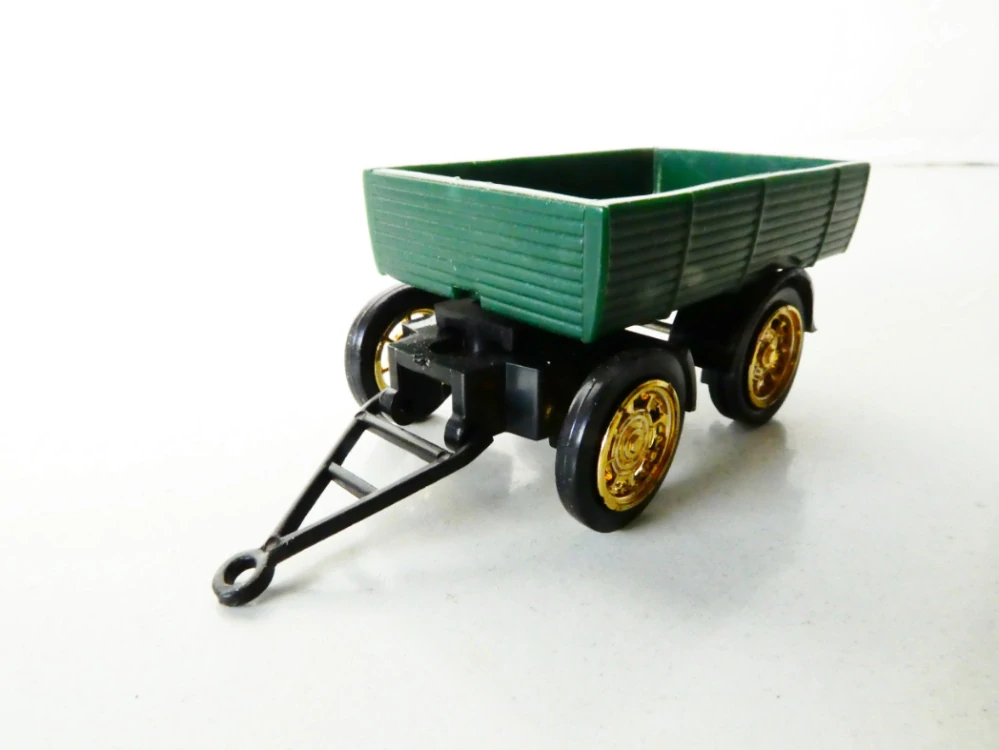 H0 GRELL Přívěs za nákladní automobil zelený
