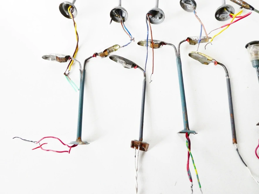 H0 MIX SET 11 ks Pouliční lampa (6,5 - 7 cm)