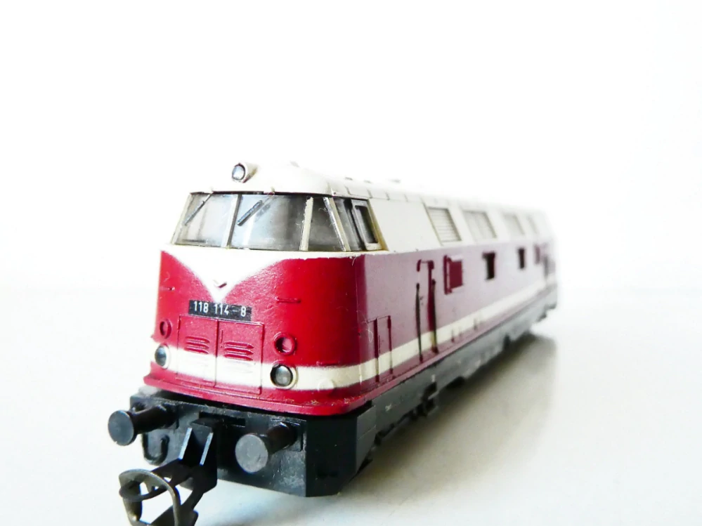 TT BTTB Dieselová lokomotiva BR 118 114-8 DR TOP STAV v krabičce s návodem
