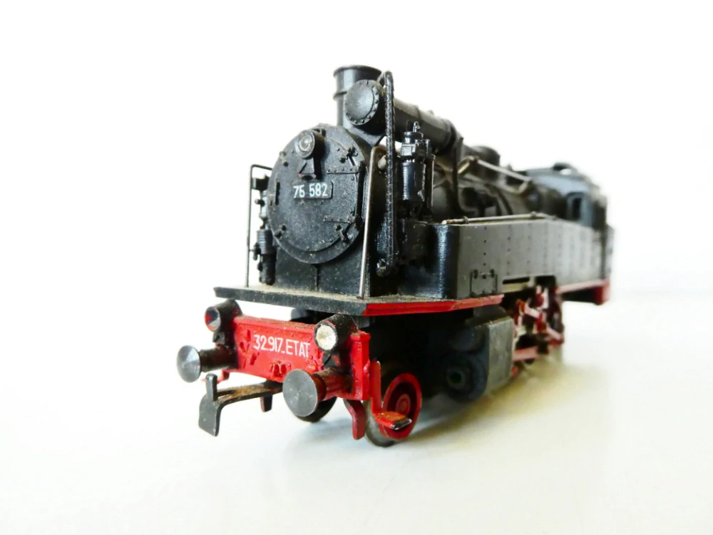 H0 PIKO Parní lokomotiva BR 75 782 DR NA RENOVACI (uvolněná kastle, jede perfektně)