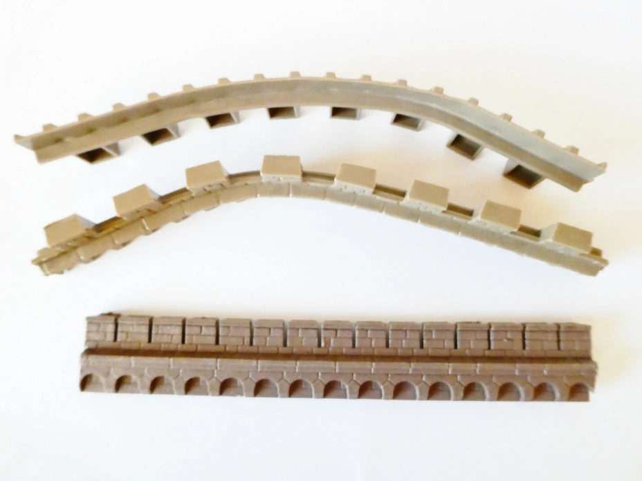 H0 SET SET 3 ks Zakončení k tunelům - 2 ks jsou obloukové