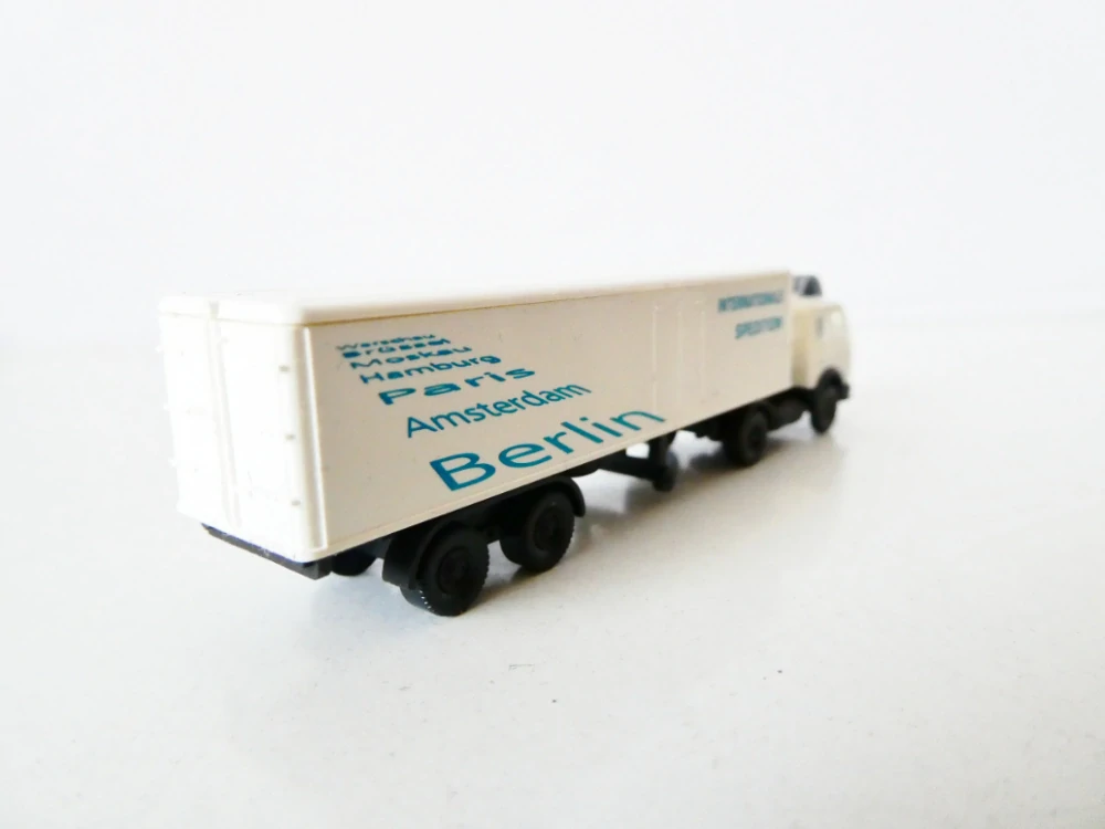 N WIKING Nákladní automobil s kontejnrovým návěsem INTERNATIONALE SPEITION PĚKNÝ STAV