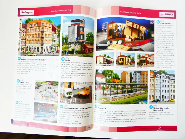 H0/TT/N Katalog - Fascinující modelová železnice (NOCH, Fleischmann, Roco, pmt, Auhagen, Herpa)