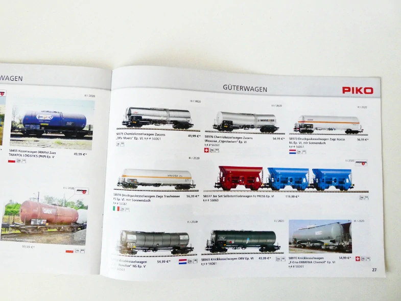 H0 PIKO Katalog Novinky 2020