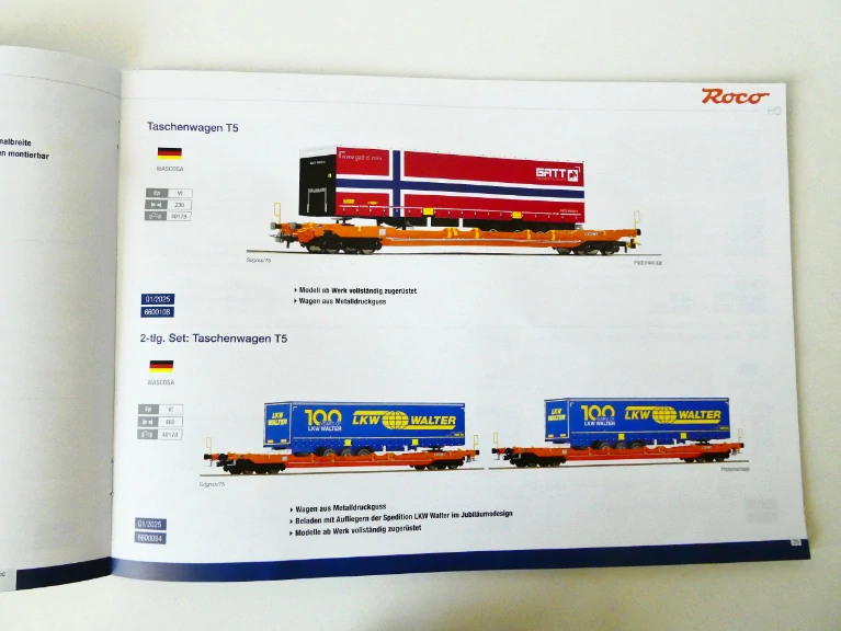 TT ROCO Katalog Zimní novinky 2025