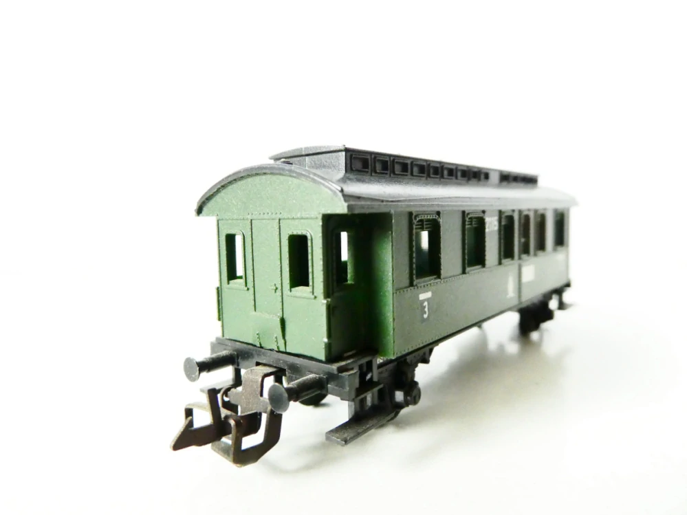 TT ZEUKE Osobní vůz 3. tř. KPEV 2115 hnědý v krabičce TOP STAV NEPOUŽITÝ V KRABIČCE