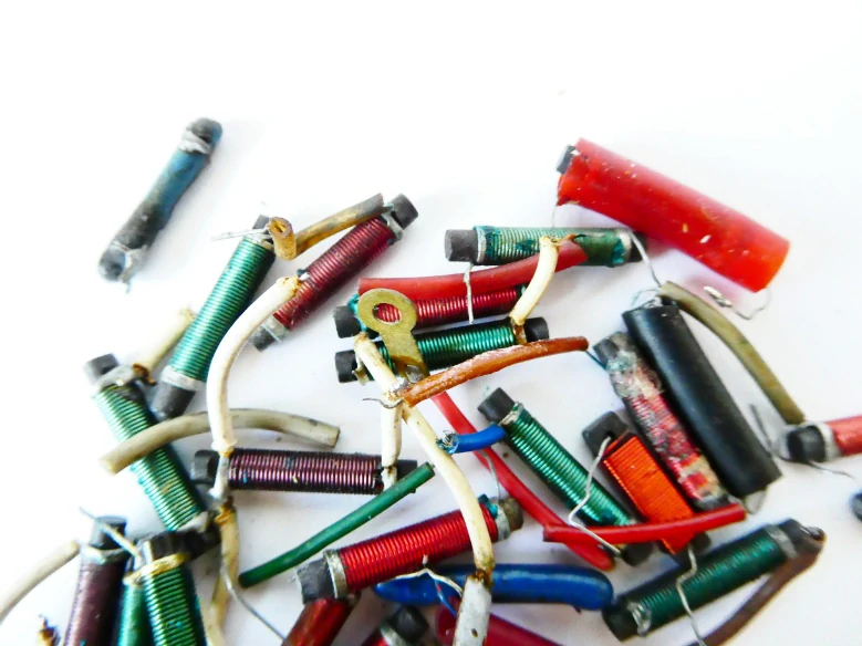 Elektrické cívky - vše, co je na foto