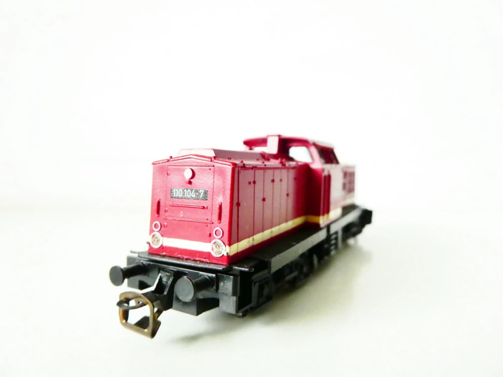 TT BTTB Dieselová lokomotiva BR 110 104-7 DR TOP STAV NEPOUŽÍVANÁ v orig. krabičce s návodem