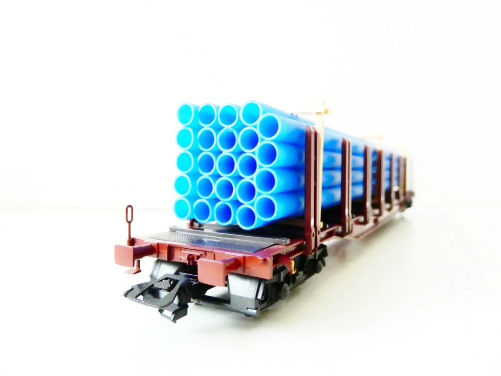 H0 MÄRKLIN 477718 Klanicový vůz s nákladem DB v originálním balení (NA OPRAVU SOUKOLÍ - viz foto a popis)