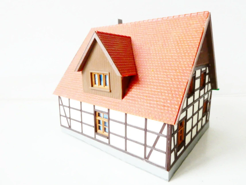 H0 KIBRI Hrázděný rodinný dům