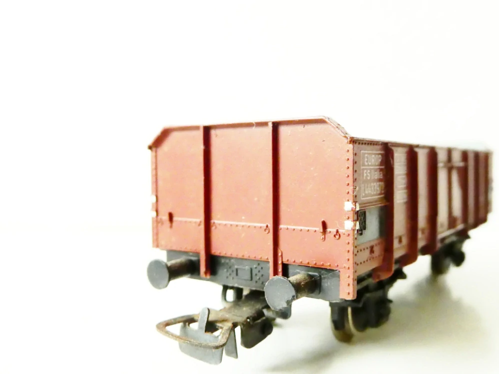 H0 PIKO Nákladní vůz otevřený EUROP L4433972 FS Italia PĚKNÝ STAV