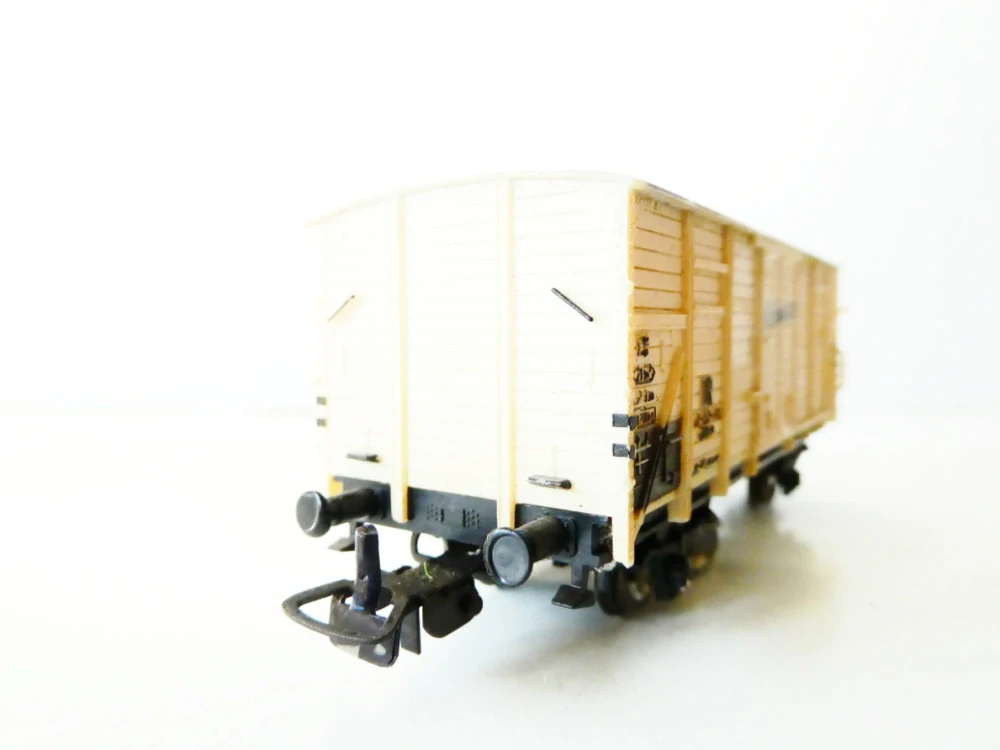 H0 PIKO Chladírenský vůz Kühlwagen 17-52-70 se závěsem na čištění kolejí DR PĚKNÝ STAV