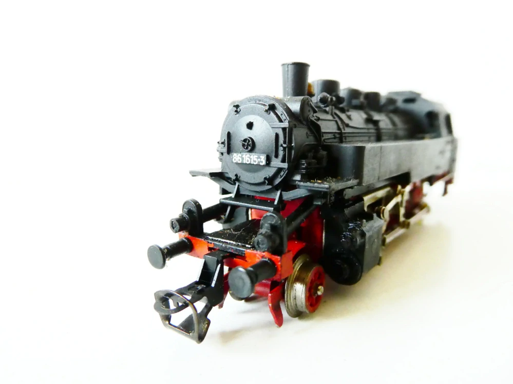 TT BTTB Parní lokomotiva BR 86 1615-3 DR OSVĚTLENÁ TOP STAV