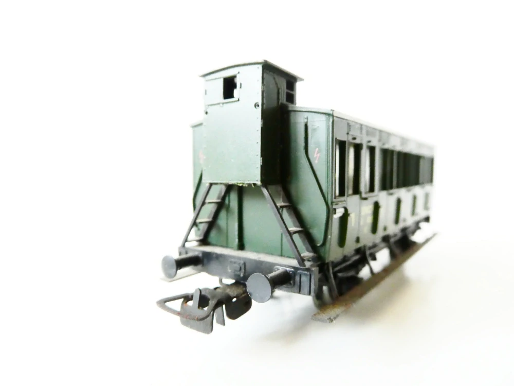 H0 PIKO Osobní vůz 1. tř. 4032 50 SNCF s budkou brzdaře PĚKNÝ STAV