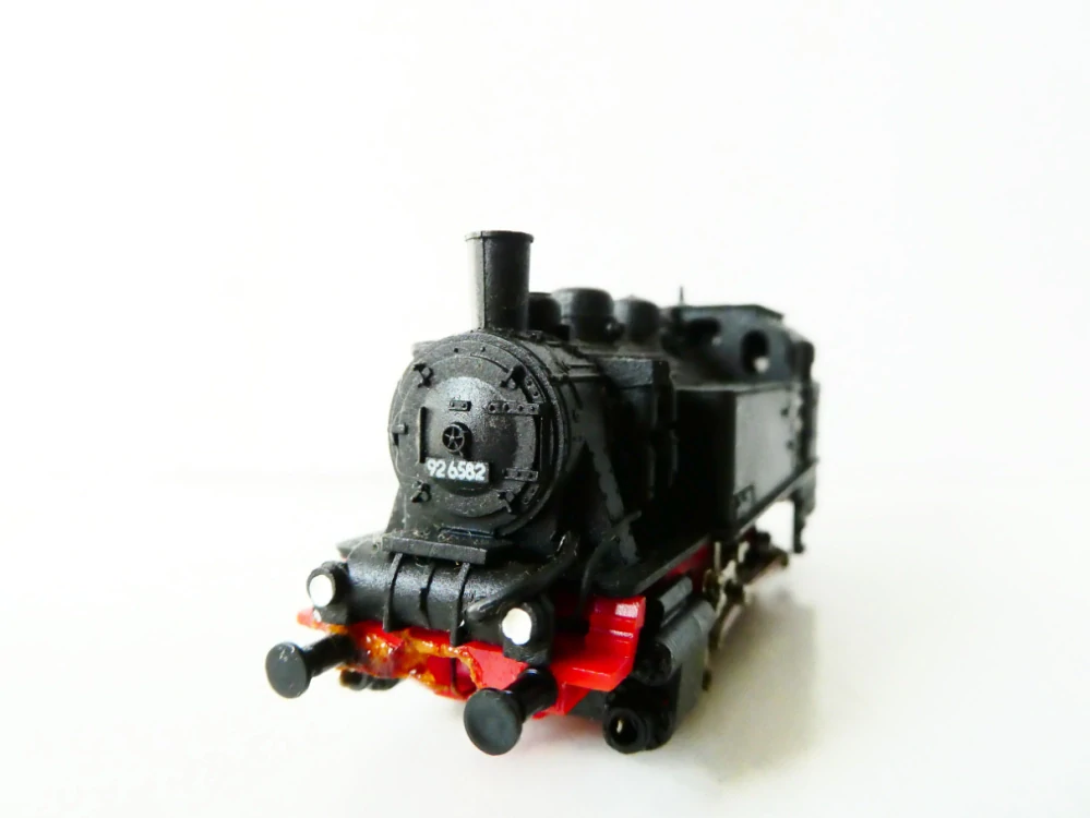 TT BTTB Parní lokomotiva BR 92 6582 DR v orig. krabičce (na drobnou opravu, jede perfektně)