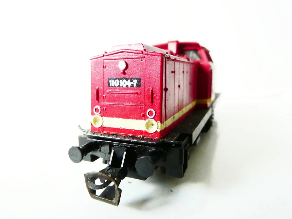 TT BTTB Dieselová lokomotiva BR 110 104-7 DR PĚKNÝ STAV v  orig. krabičce