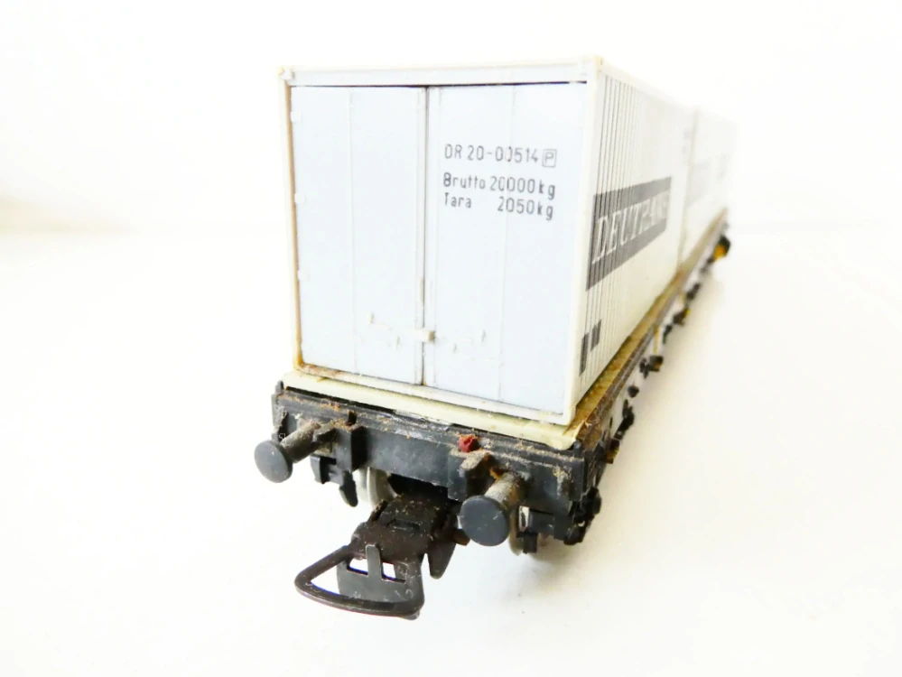 H0 PIKO Plošinový vůz s kontejnery DEUTRANS DR